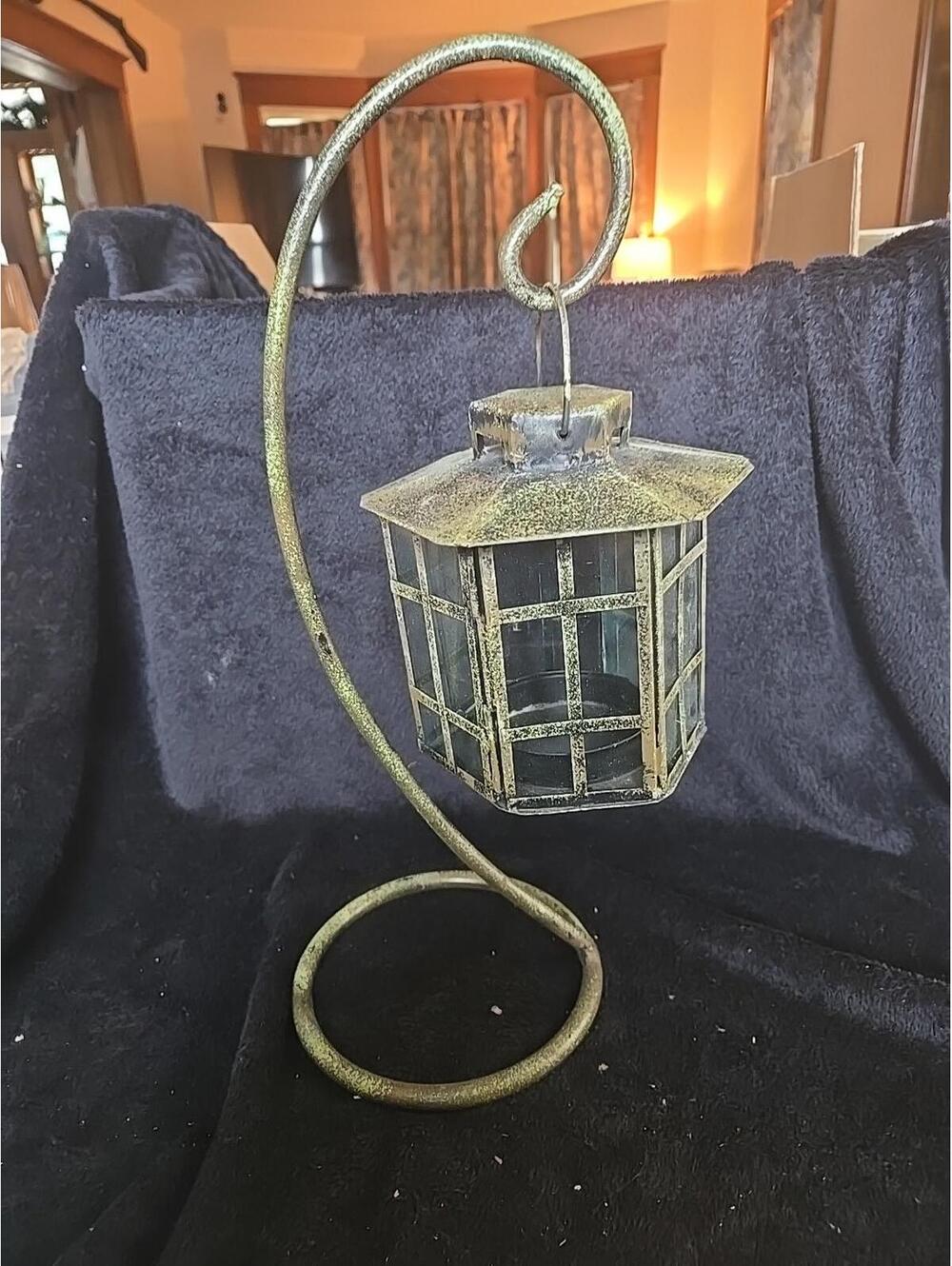 metal lantern candle holder